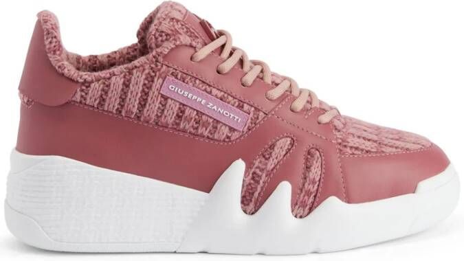 Giuseppe Zanotti Talon sneakers met logopatch Roze