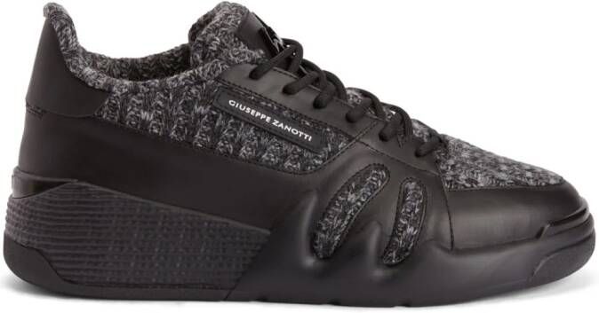 Giuseppe Zanotti Talon sneakers met logopatch Zwart