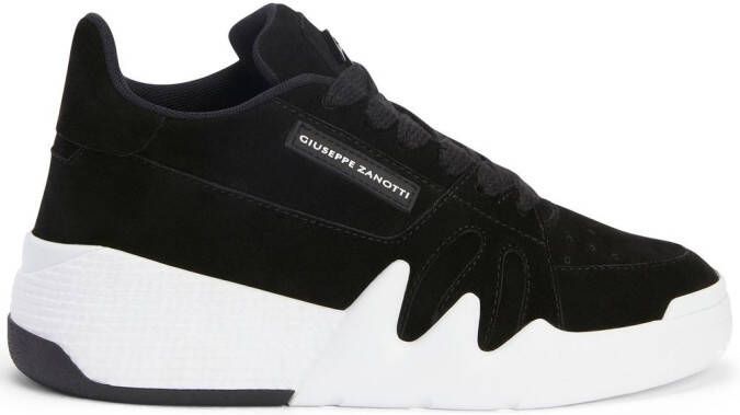 Giuseppe Zanotti Talon sneakers met vlakken Zwart