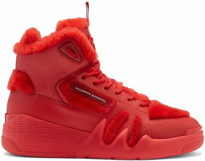 Giuseppe Zanotti Talon Winter high-top sneakers Rood
