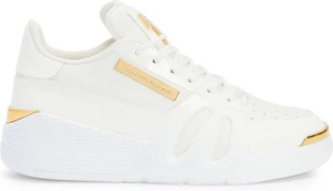 Giuseppe Zanotti Talon Winter leren sneakers Wit