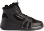 Giuseppe Zanotti Talon Winter leren sneakers Zwart - Thumbnail 1
