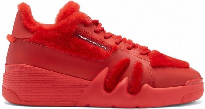 Giuseppe Zanotti Talon Winter low-top sneakers Rood