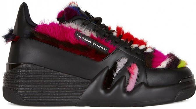 Giuseppe Zanotti Talon Winter low-top sneakers Zwart