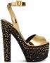 Giuseppe Zanotti Tarifa Jewel sandalen met plateauzool Goud - Thumbnail 1