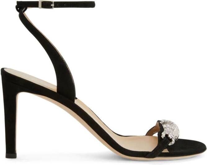 Giuseppe Zanotti Thais sandalen verfraaid met kristal Zwart