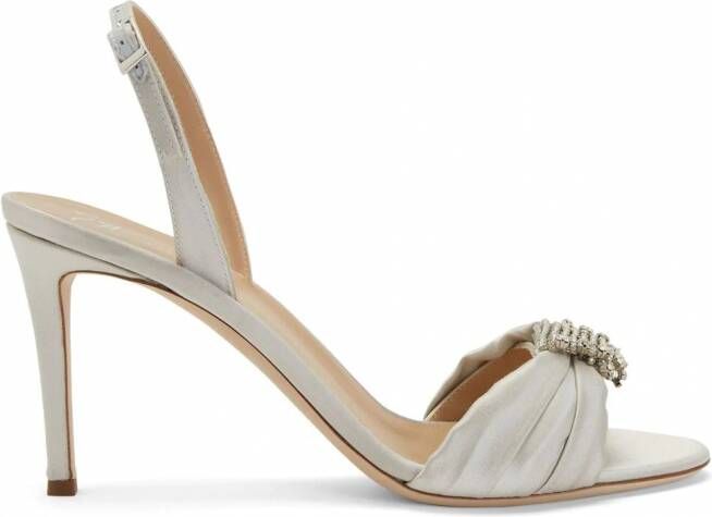 Giuseppe Zanotti Tiphaine slingback sandalen Wit