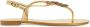 Giuseppe Zanotti Tropical Beach leren sandalen Goud - Thumbnail 1