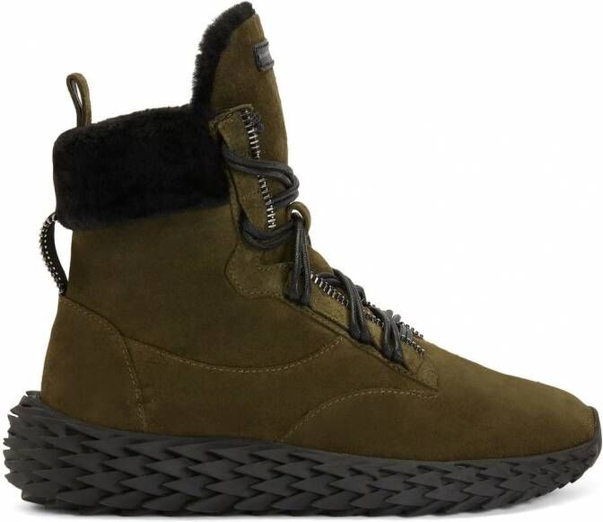 Giuseppe Zanotti Urchin high-top sneakerlaarzen Groen