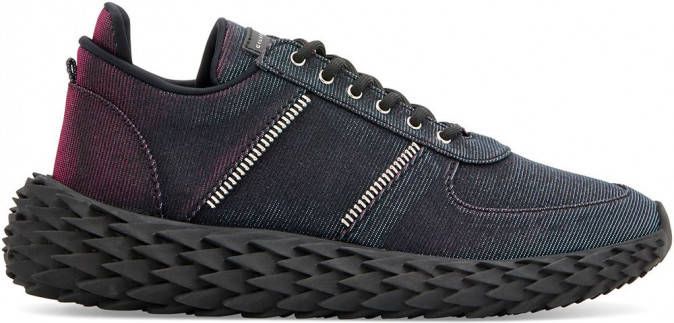 Giuseppe Zanotti Urchin metallic sneakers Blauw