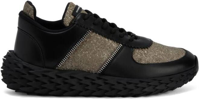 Giuseppe Zanotti Urchin sneakers met vlakken Zwart