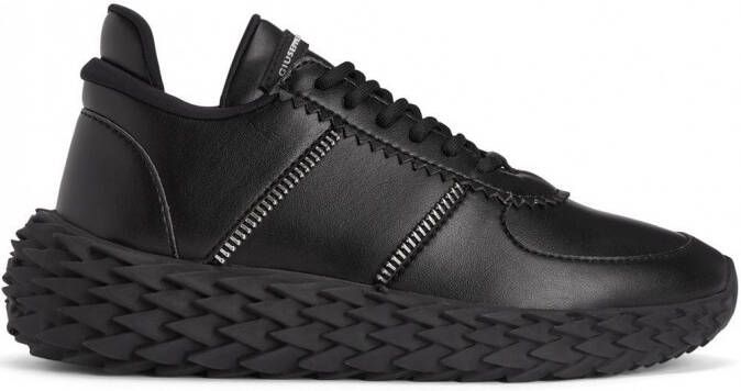 Giuseppe Zanotti Urchin sneakers met textuur Zwart