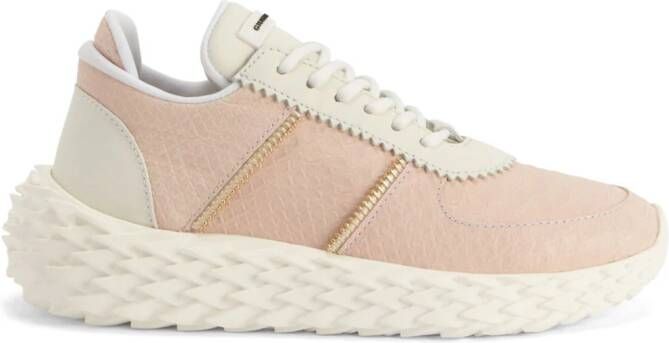 Giuseppe Zanotti Urchin sneakers met textuur Roze