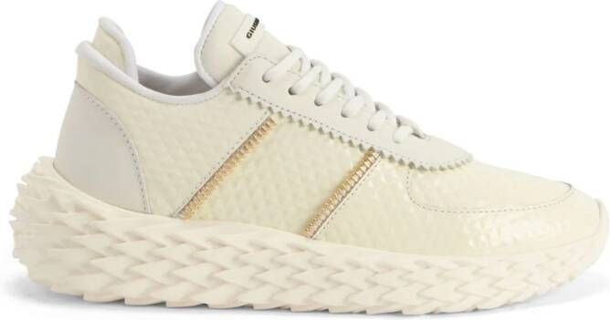 Giuseppe Zanotti Urchin sneakers met textuur Wit