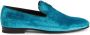 Giuseppe Zanotti Fluwelen loafers Blauw - Thumbnail 1