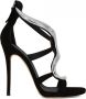 Giuseppe Zanotti Venere metallic sandalen Zwart - Thumbnail 1