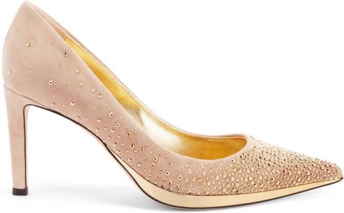 Giuseppe Zanotti Virgyn leren pumps Beige