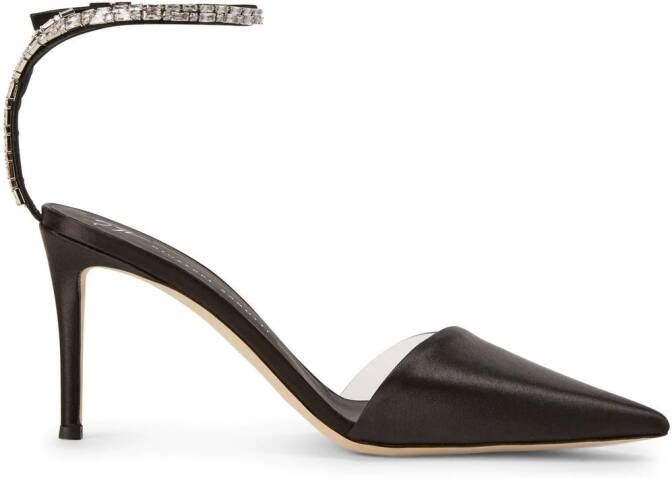 Giuseppe Zanotti Xenya pumps met kristal Zwart