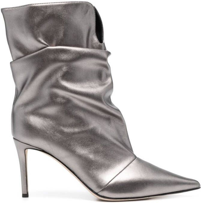 Giuseppe Zanotti Yunah slouchy laarzen Zilver