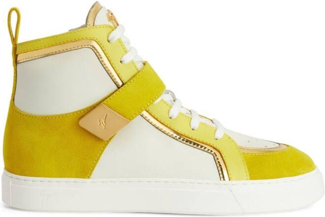 Giuseppe Zanotti Zenas high-top sneakers Geel