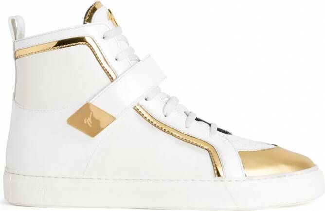 Giuseppe Zanotti Zenas high-top sneakers Wit