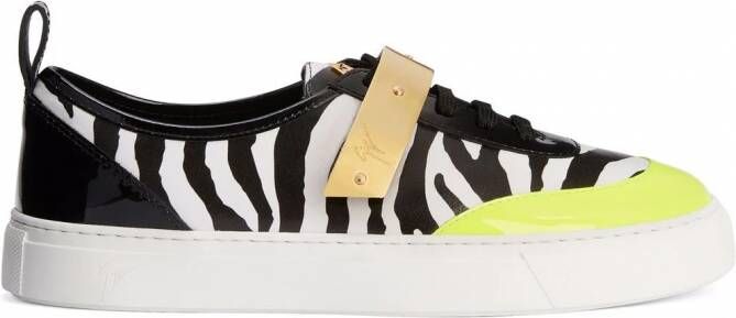 Giuseppe Zanotti Zenas low-top sneakers Wit