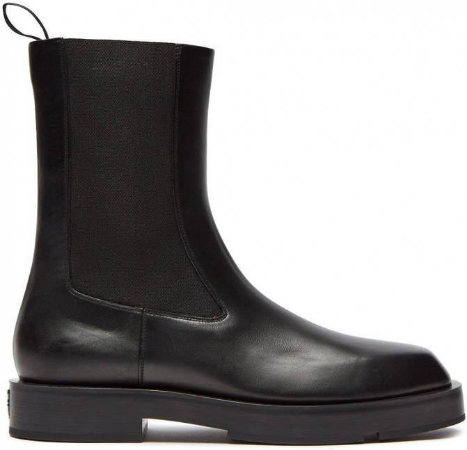 Givenchy Chelsea boots met plakkaat Zwart