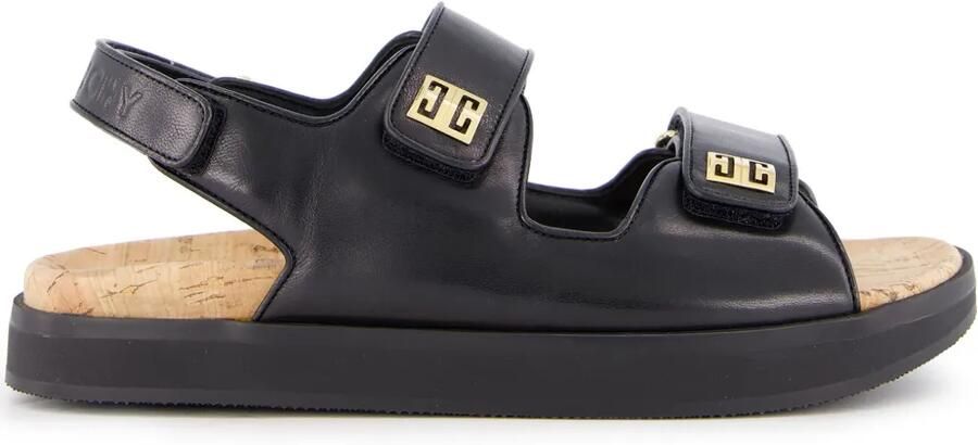 Givenchy 4G leren sandalen Zwart