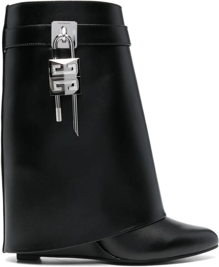 Givenchy 90 mm Sharlock enkellaarzen Zwart