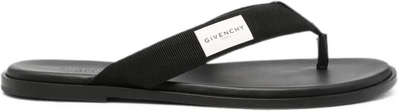 Givenchy Bay grosgrain en leren string Zwart