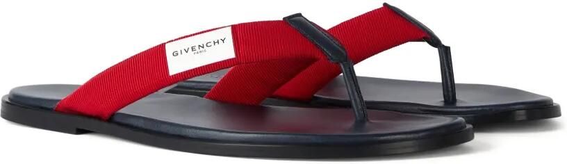 Givenchy Bay grosgrain leren sandalen Rood - Foto 4