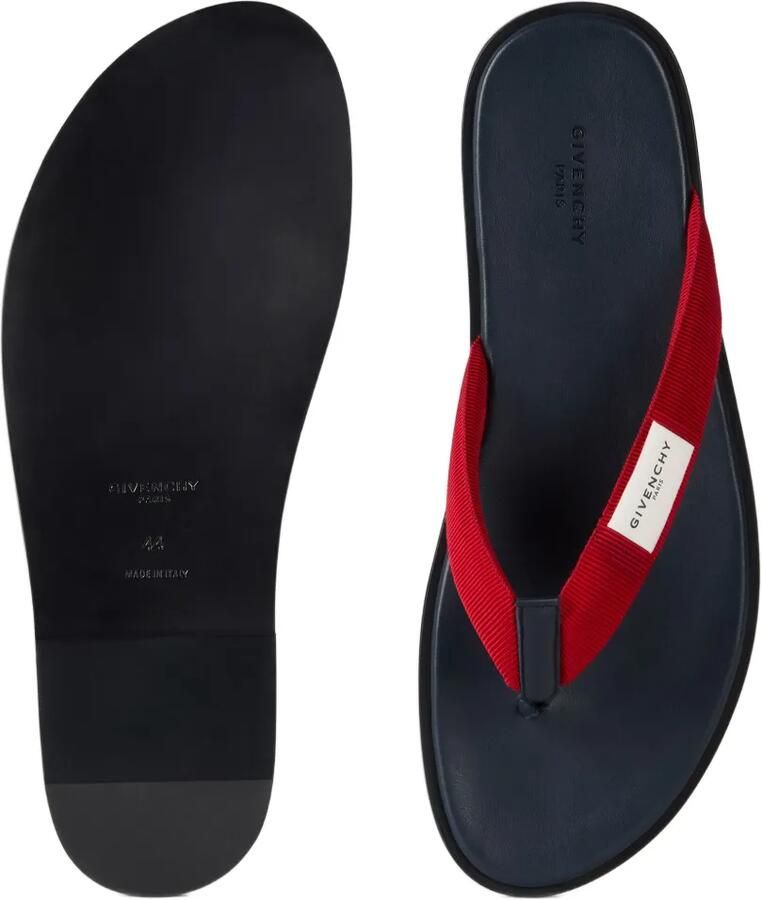 Givenchy Bay grosgrain leren sandalen Rood - Foto 2