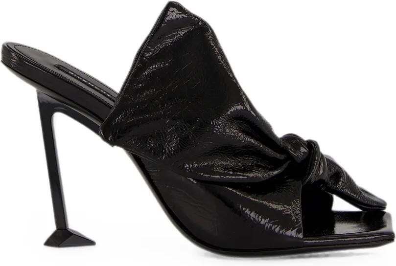 Givenchy Boudoir geknoopte leren sandalen Zwart