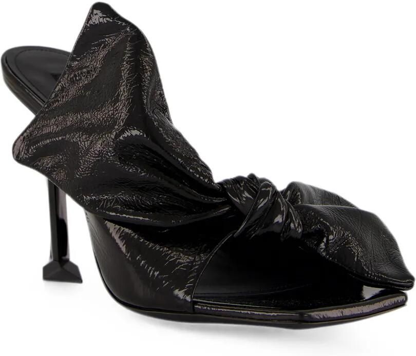 Givenchy Boudoir geknoopte leren sandalen Zwart - Foto 3