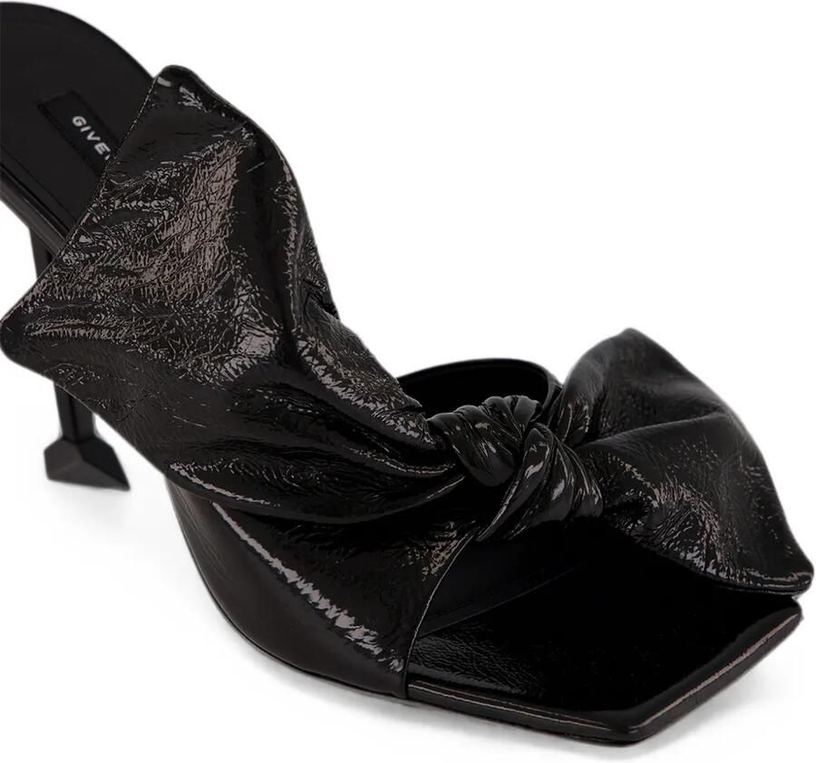 Givenchy Boudoir geknoopte leren sandalen Zwart - Foto 2