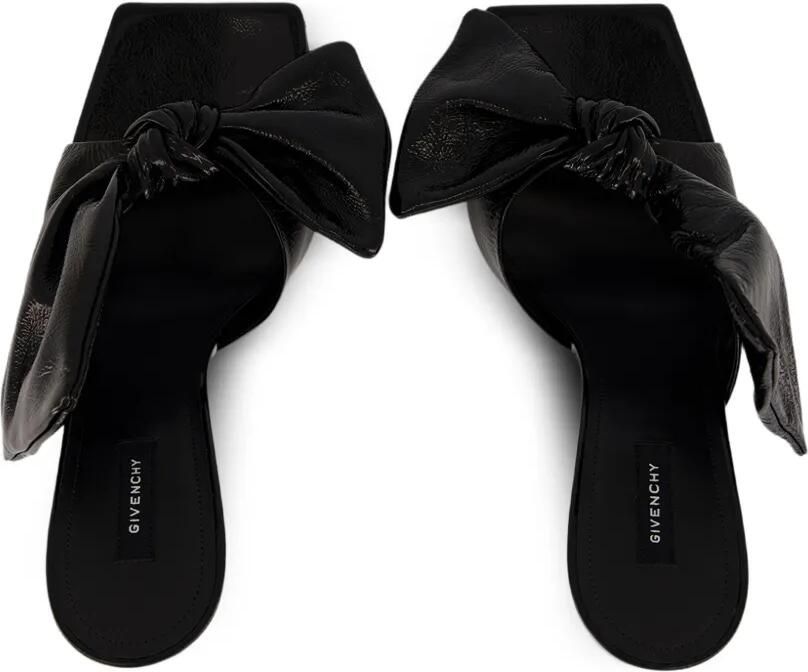 Givenchy Boudoir geknoopte leren sandalen Zwart - Foto 4