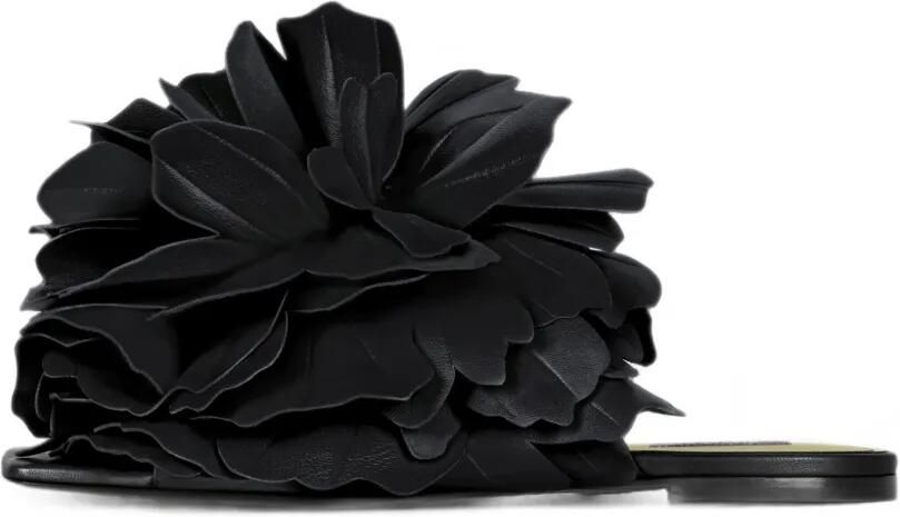 Givenchy Boudoir leren platte muiltjes Zwart