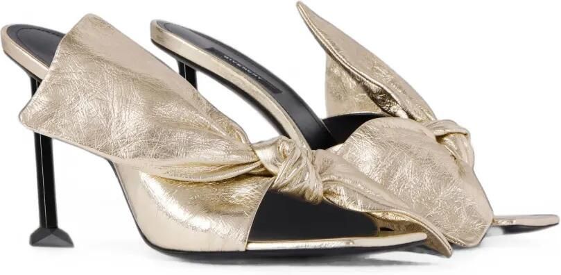 Givenchy Boudoir metallic leren muiltjes met hak Goud - Foto 3