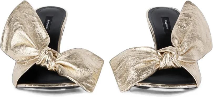 Givenchy Boudoir metallic leren muiltjes met hak Goud - Foto 5