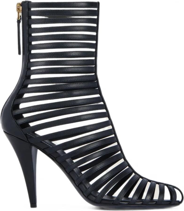 Givenchy Cage leren enkellaarzen Zwart