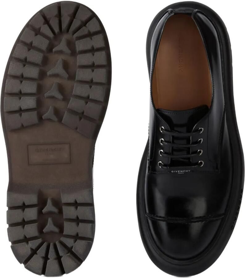 Givenchy Cargo leren derby schoenen Zwart - Foto 2