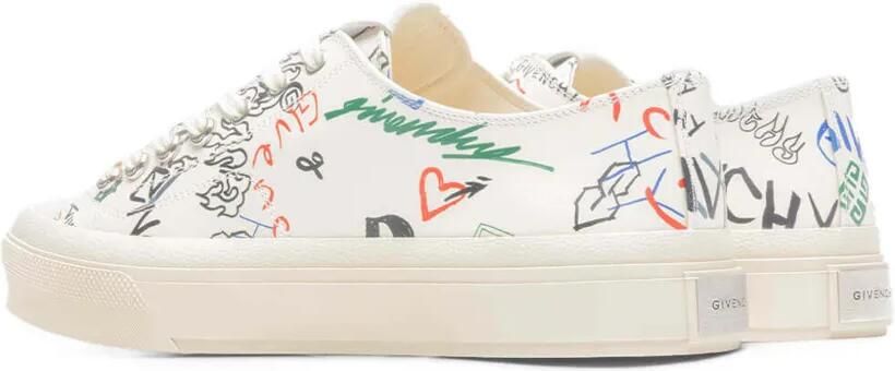 Givenchy City Low graffiti sneakers Wit - Foto 3