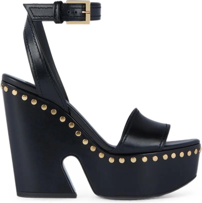 Givenchy Clog sandalen met sleehak Zwart