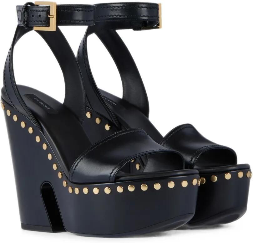 Givenchy Clog sandalen met sleehak Zwart - Foto 4