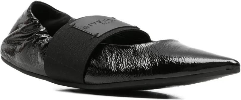 Givenchy Crush ballerina's van naplack leer Zwart