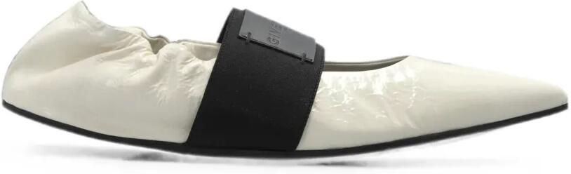 Givenchy Crush naplack leren ballerina's Beige