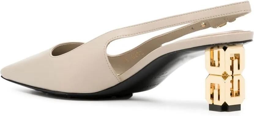 Givenchy G-cube slingback pumps Beige - Foto 3