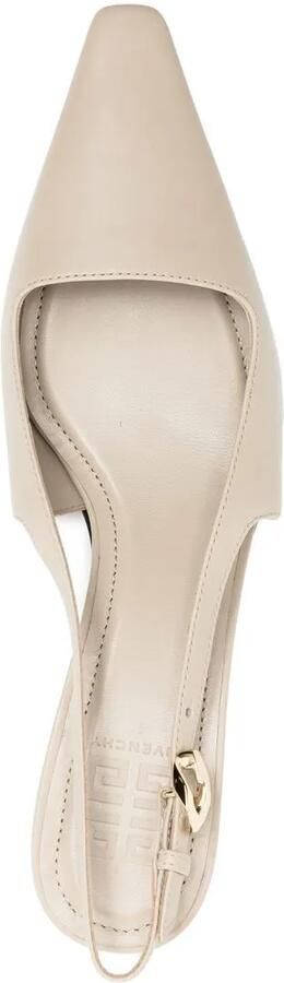 Givenchy G-cube slingback pumps Beige - Foto 4