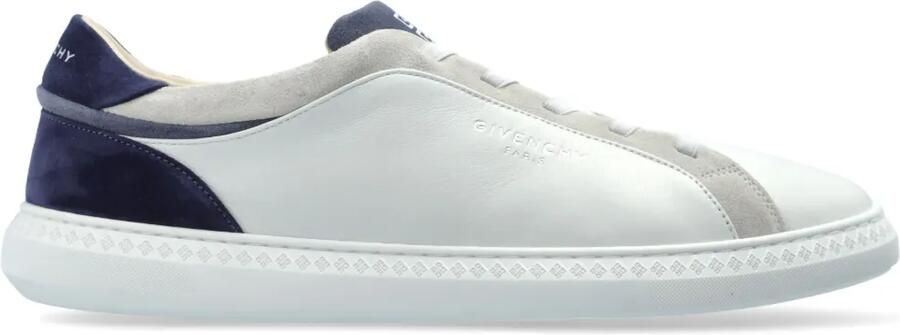 Givenchy G Set leren en suède sneakers Wit