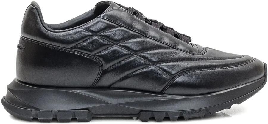 Givenchy Gewatteerde leren low-top sneakers Zwart
